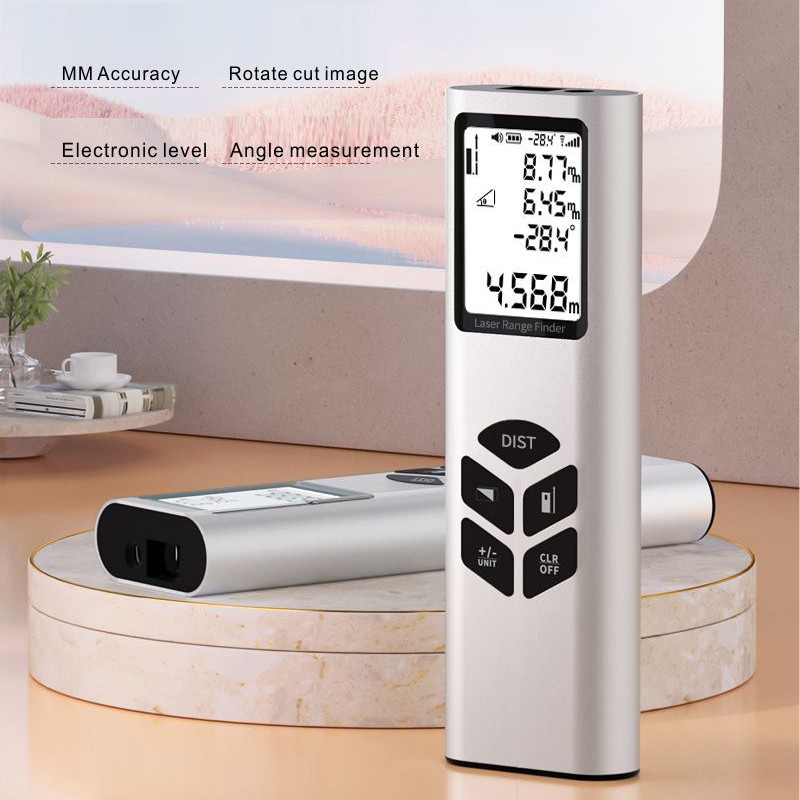Handheld 40m Laser Distance Meter Tool Sensor Decoration Laser Rangefinder