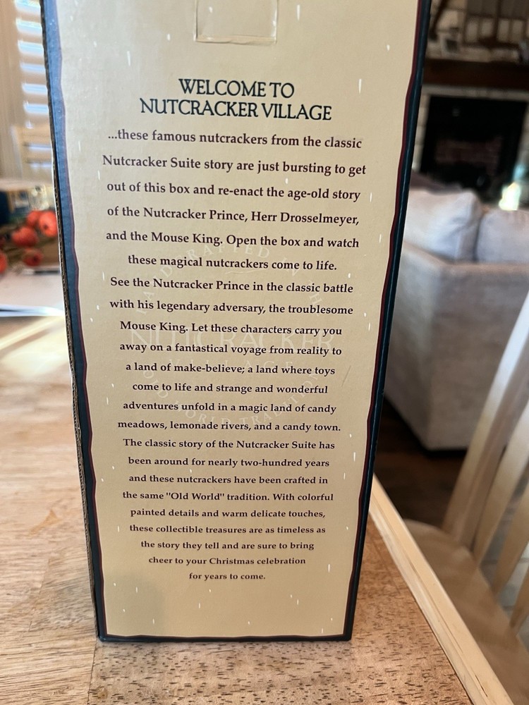 Nutcracker Village Nutcracker Prince 10th Anniversary Edition - new in box