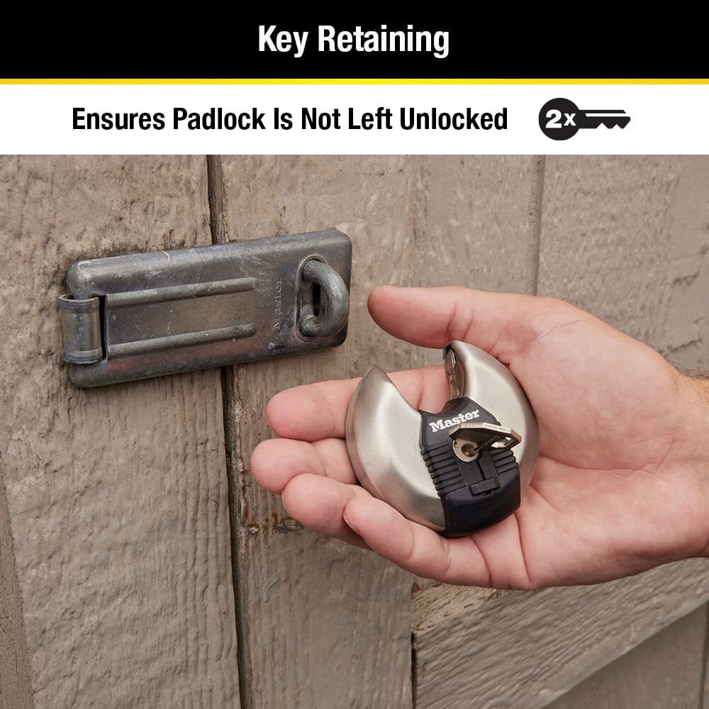 Master Lock Padlock 2 3/4In Steel Keyed Alike Disk