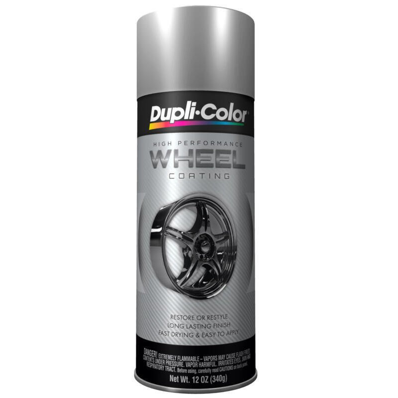 Duplicolor HWP101, Wheel Coating / Paint, Gloss Silver - 12 oz Aerosol