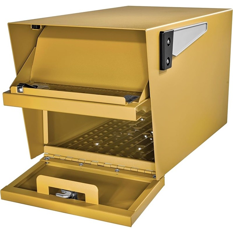 USPS Approved Locking Mailbox Security Parcel Drop Anti-Pry Steel Construction