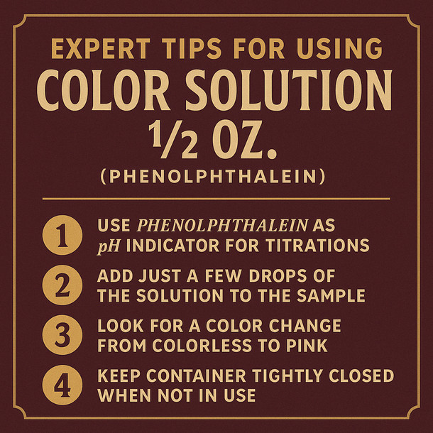LD Carlson Color Solution 1/2 Oz. (Phenolphthalien)