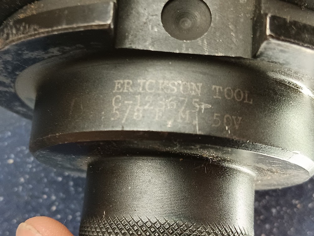 Erickson CAT50 5/8" ID Solid End Mill Tool Holder CNC Tooling 5/8" EM 50V .625