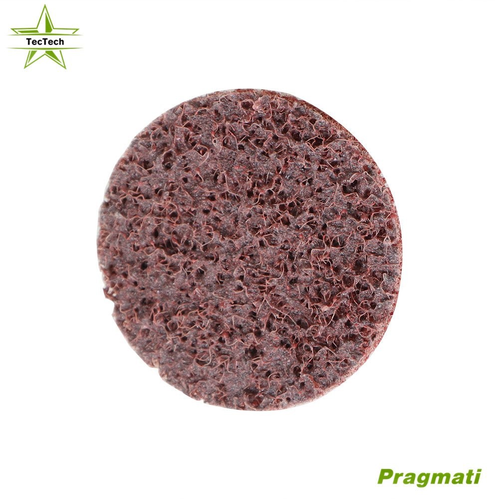 50Pack 2" Medium Surface Conditioning Discs Roll Lock Die Grinder Sanding Pads