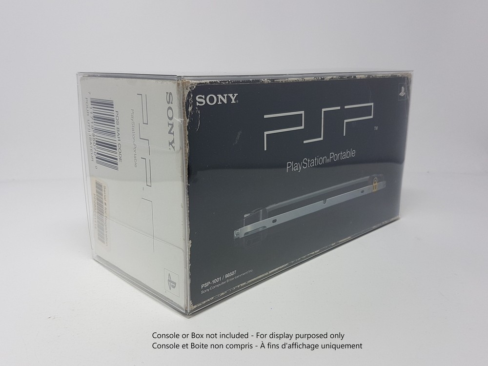 BOX PROTECTOR FOR SONY PSP CONSOLE SMALL BOX CLEAR PLASTIC CASE