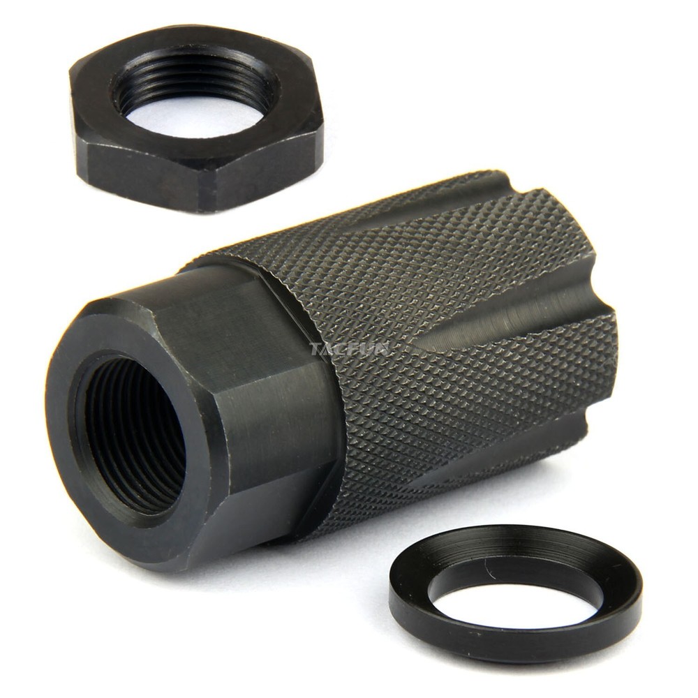 Muzzle Brake Compact Low Concussion 1/2x28 TPI .223 5.56 22LR