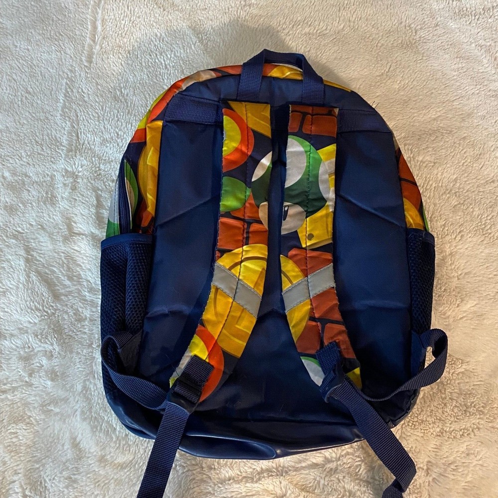 Nintendo Super Mario Backpack Large Mario on Front with Computer Compartment