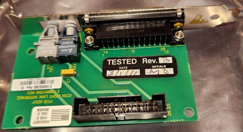 VARIAN PCB ASSY, ICON LIGHT LINK INTERFACE,  E15005390