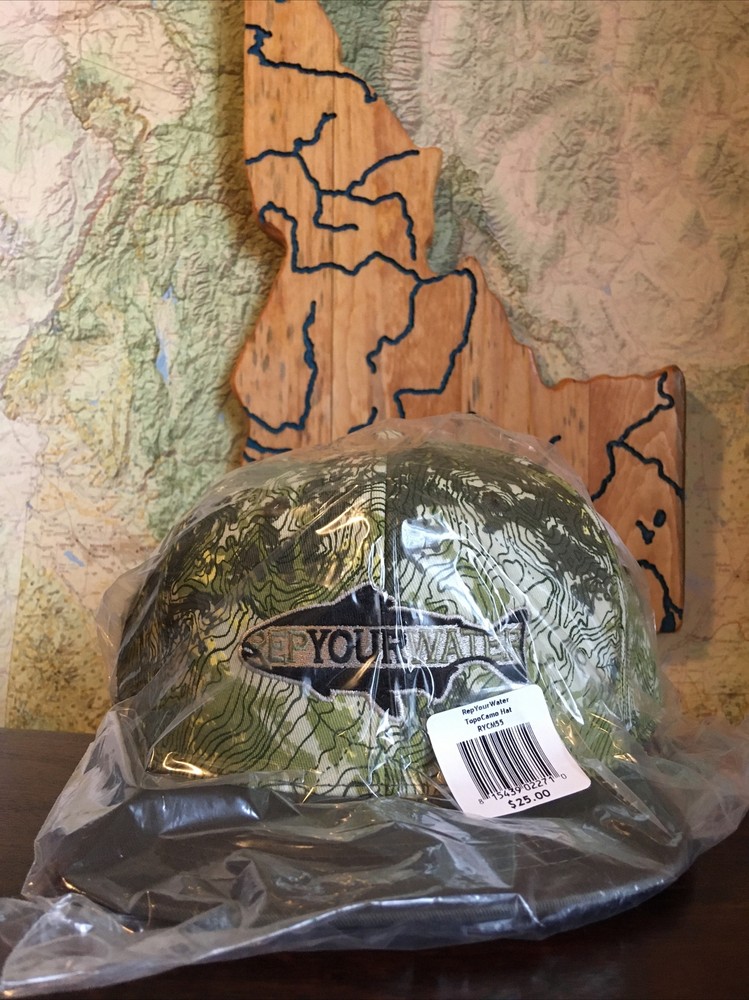 RepYourWater Topo camo hat