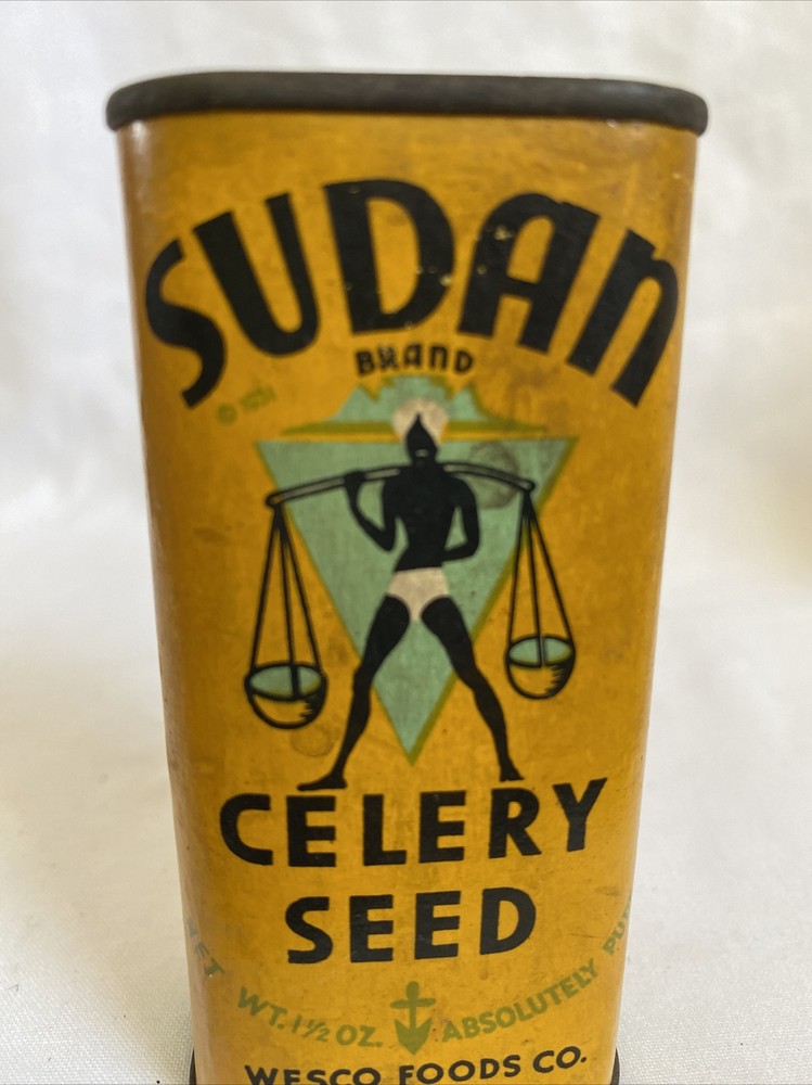 Vintage Spice Tin SUDAN Celery Seed