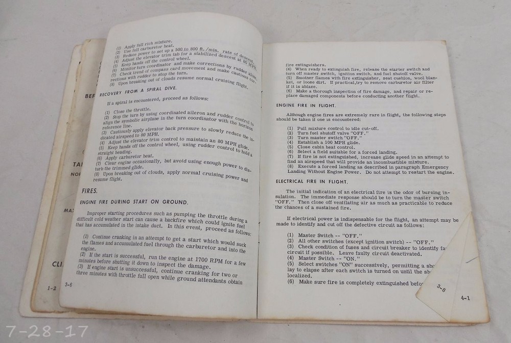 1970 Cessna Model 150 Owner's Manual