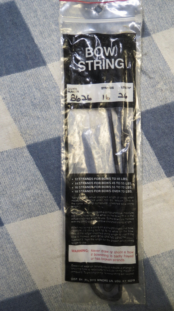 Archery compound bow string 16 strand 26" NEW !!! For 55 to 70 Lb Bows