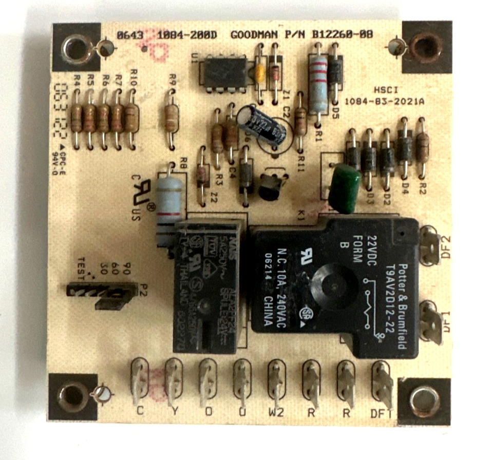 1084-200D GUARANTEED TESTED & WORKING Defrost Control Board PCBDM101