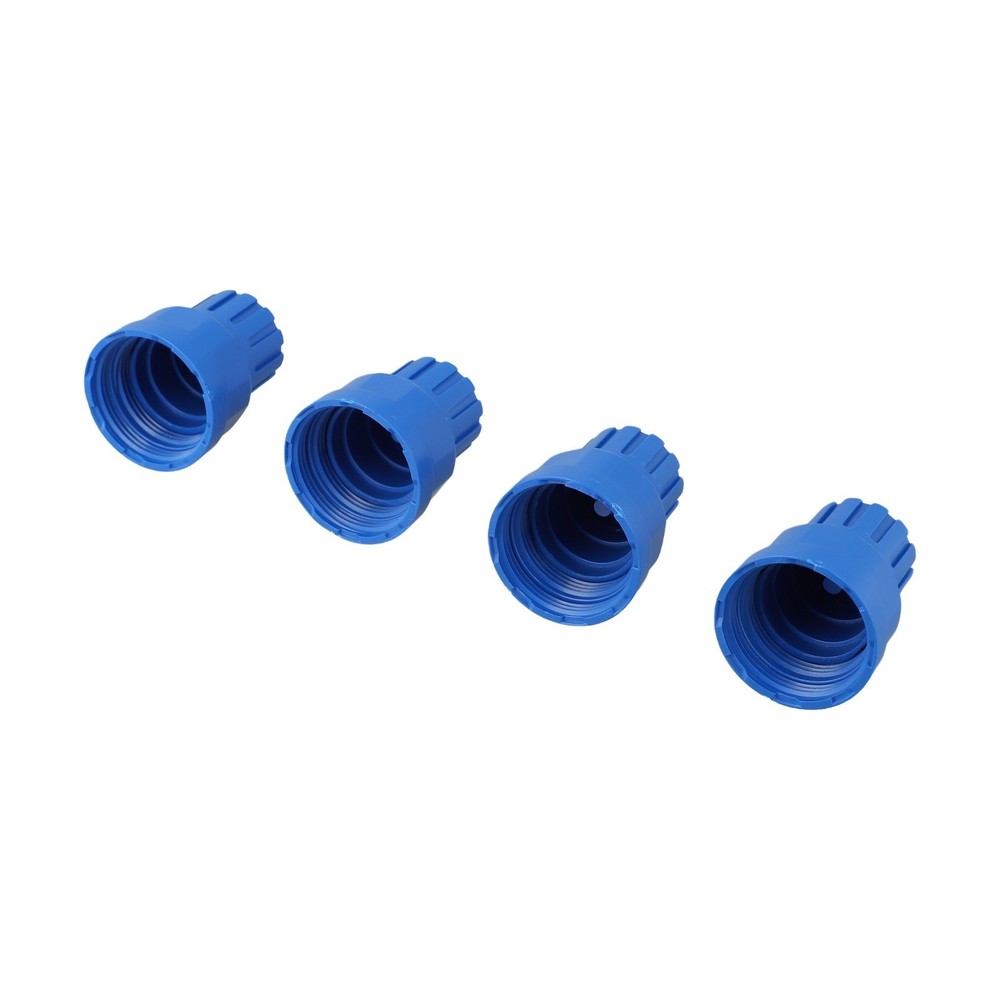 4pcs Blue Handle Floor Heating Manifold Switch Accessories For Easy Control New