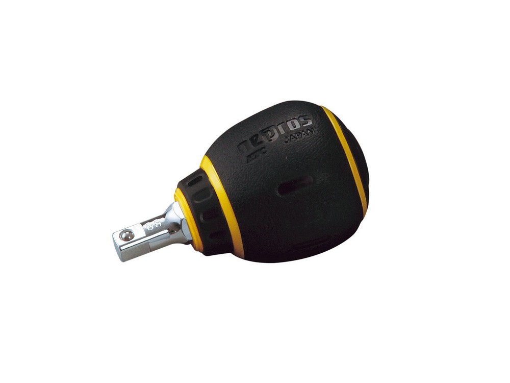 Nepros NBD12SS, 1/4" Sq. Screwdriver Type Handle (Stubby Type),