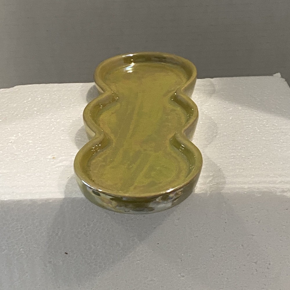 Pier 1 Irridescent Ceramic Planter Set