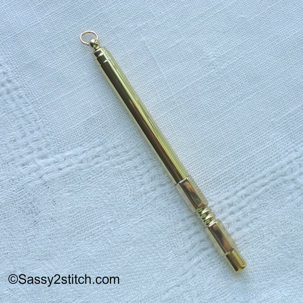 Brass Stiletto Laying Tool - Thread Placement