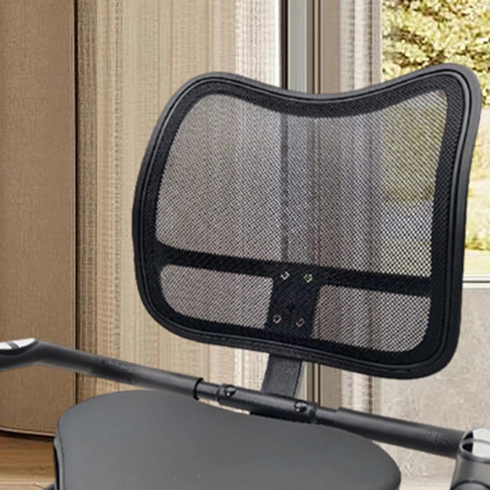 Exercise Bicycle Backrest Mesh Back Cushion Multipurpose Easy Installation