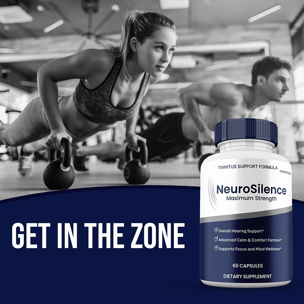 Neuro Silence Capsules, Max Strength, NeuroSilence Supplement (5 Pack)
