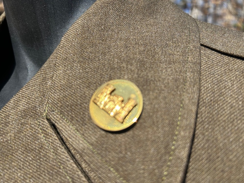 Korean War Era Engineer Ike Eisenhower Jacket Size 40 Regular
