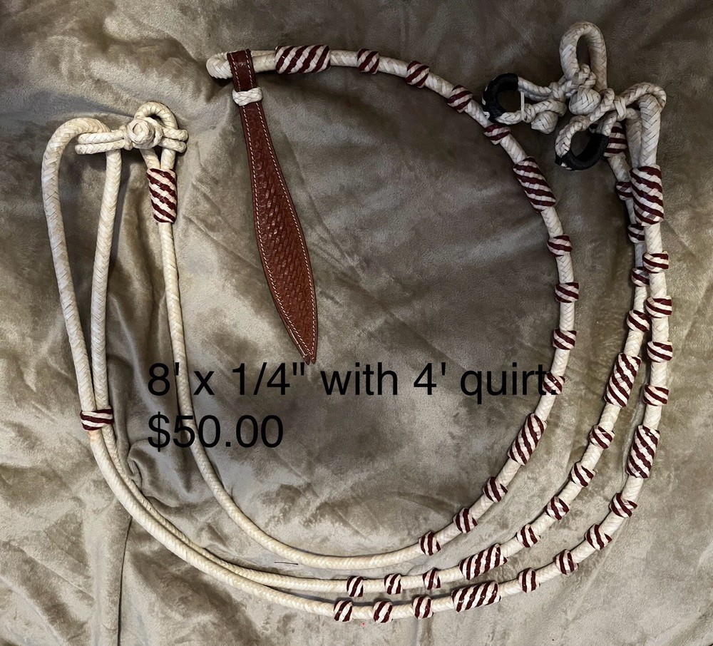 Romal Reins w/ Leather End