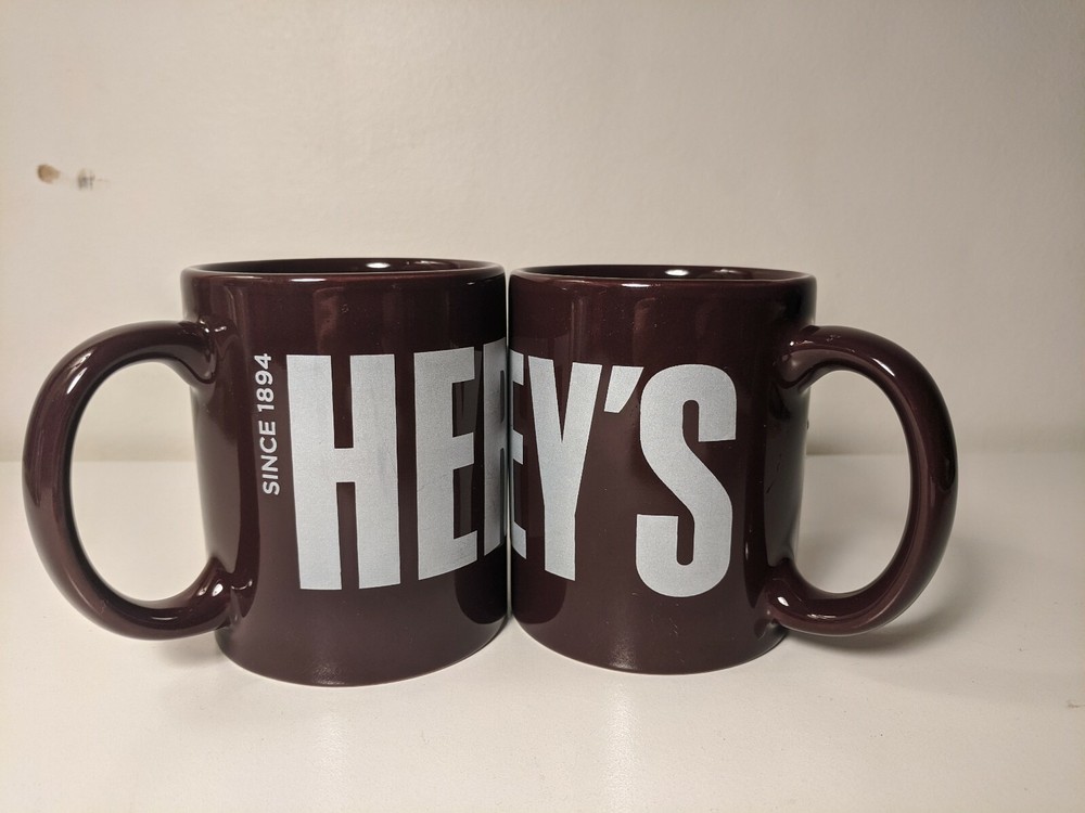 Hershey Coffee Cups Mugs Set of 2 MAR2020