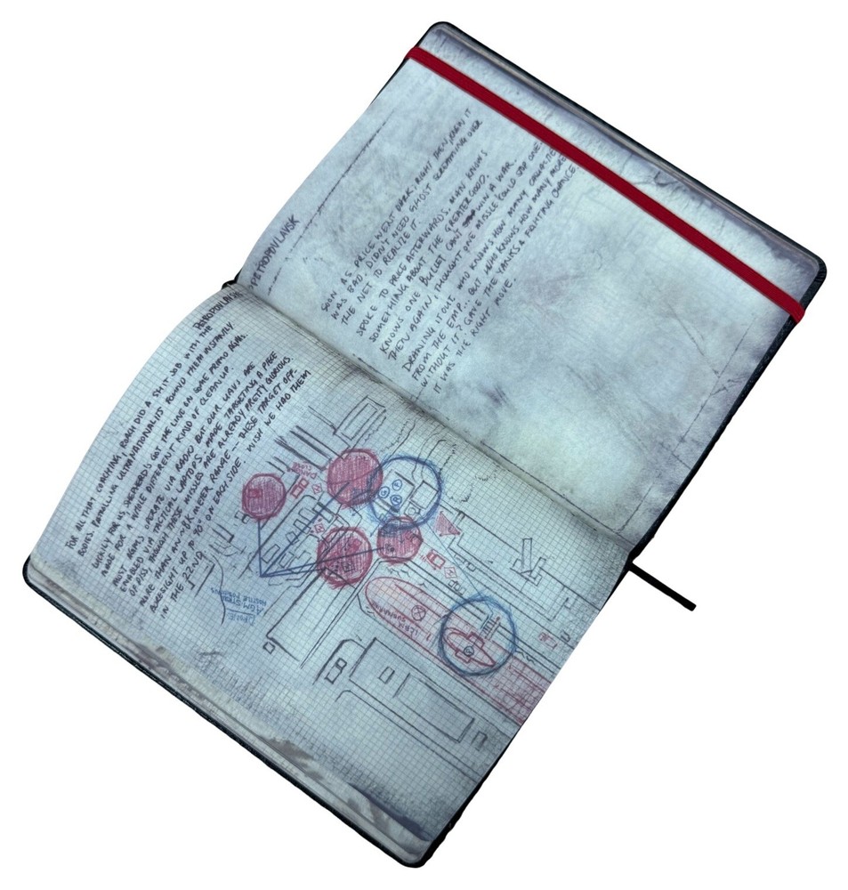 SOAP JOURNAL COD Book MacTavish Tactical 100 Pages Diary Memorabilia Credenhill
