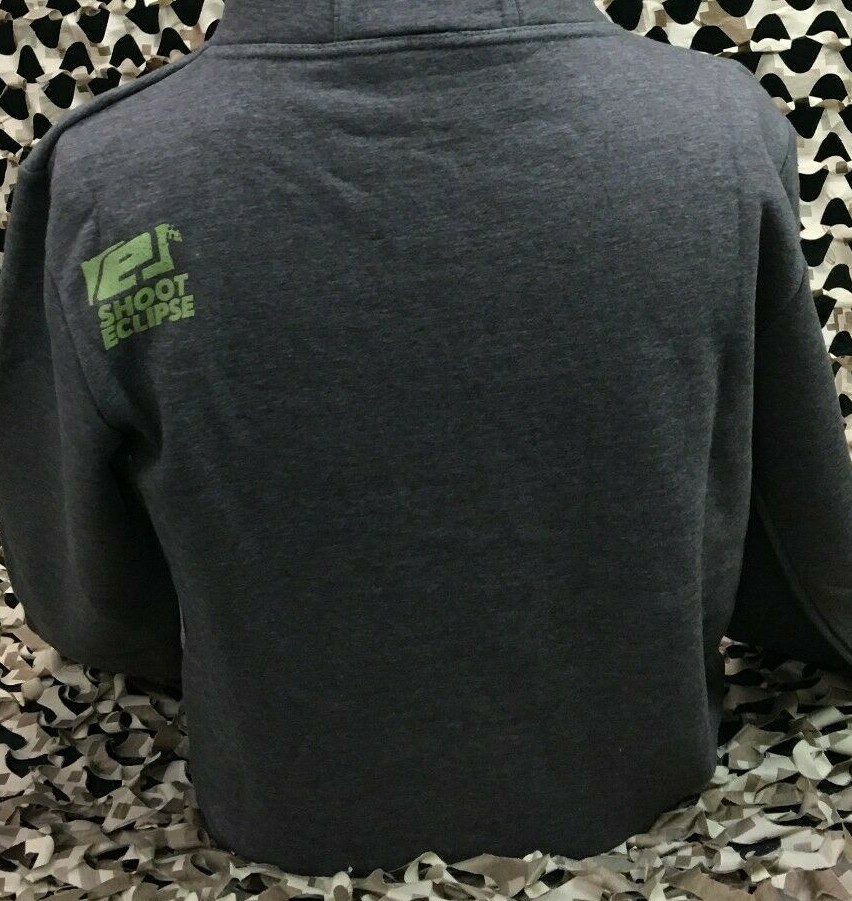 NEW 2X LARGE Planet Eclipse Favela Hooded Sweatshirt - Graphite