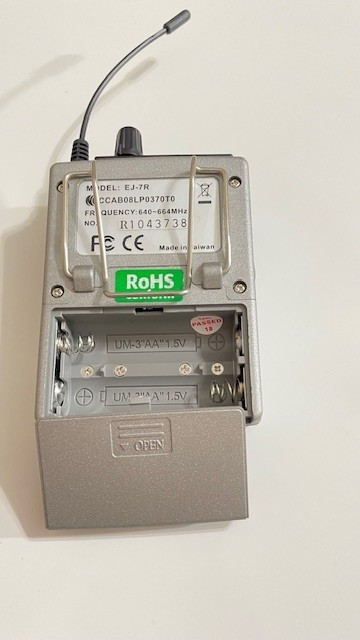 OKAYO Wireless Language Interpretation System EJ-7R Receiver – NEW