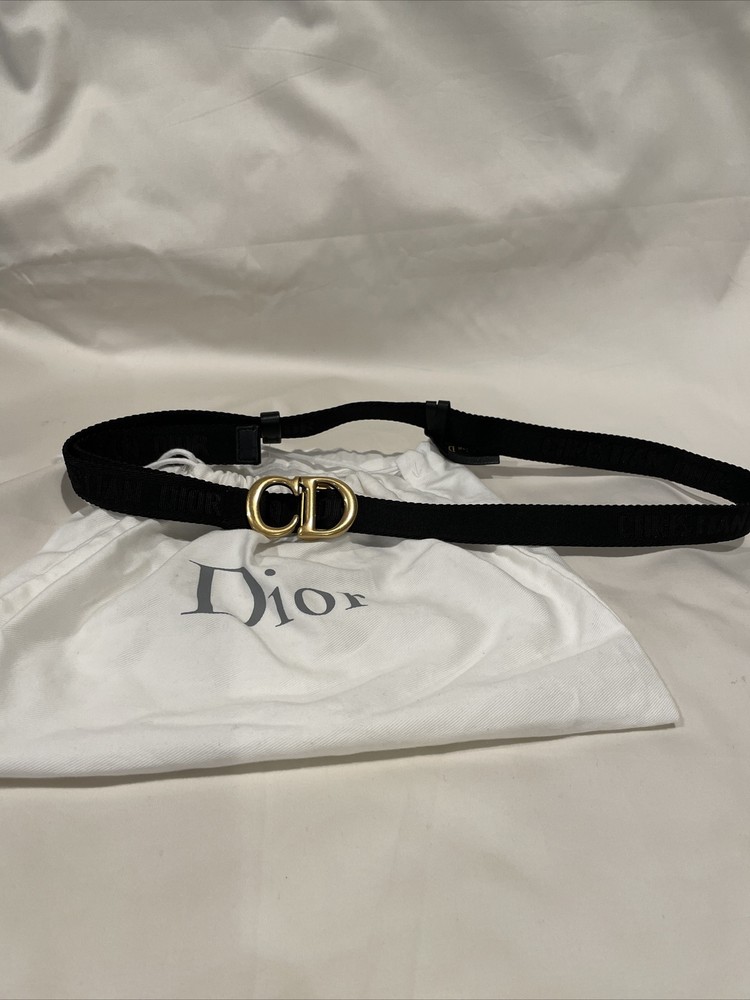 BNWT DIOR FABRIC CD BELT