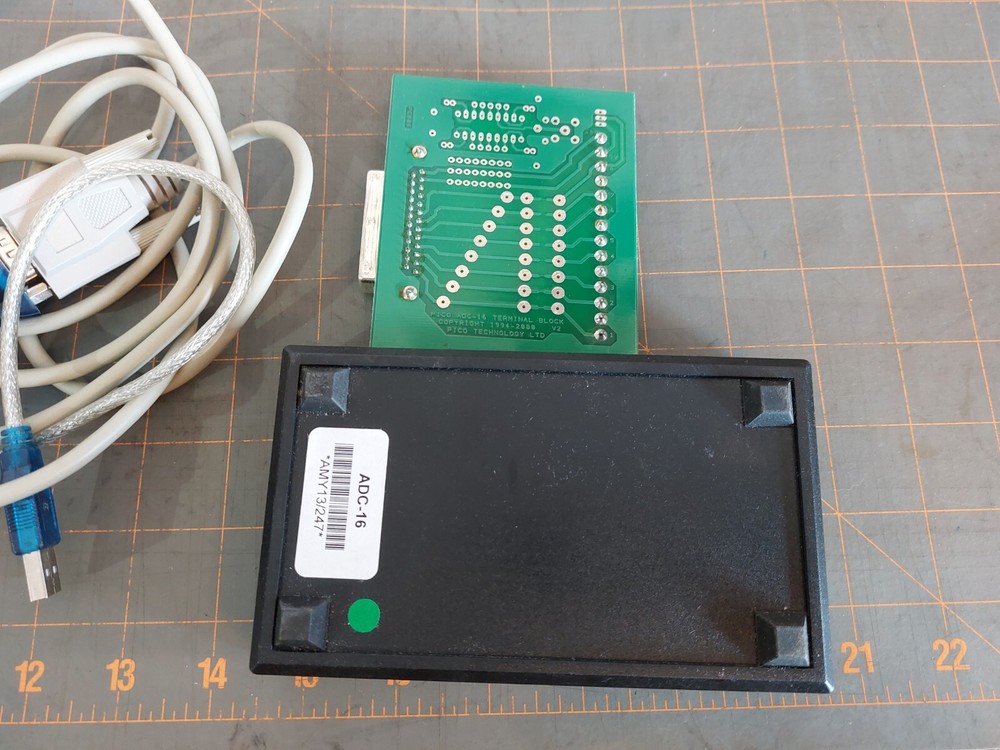 Pico ADC-16 High Resolution Data Logger With Terminal Block Board