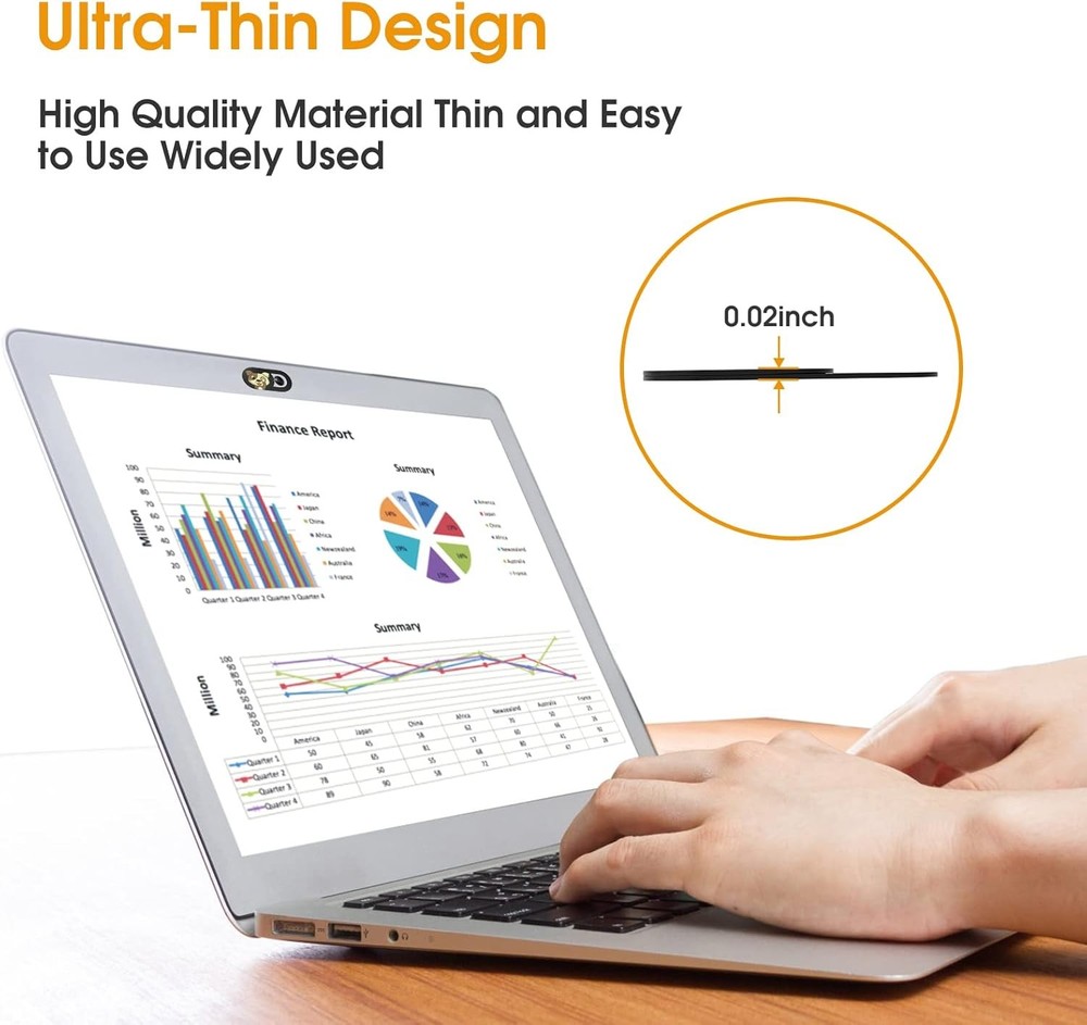 Laptop Webcam Privacy Cover Slide 6 Pack