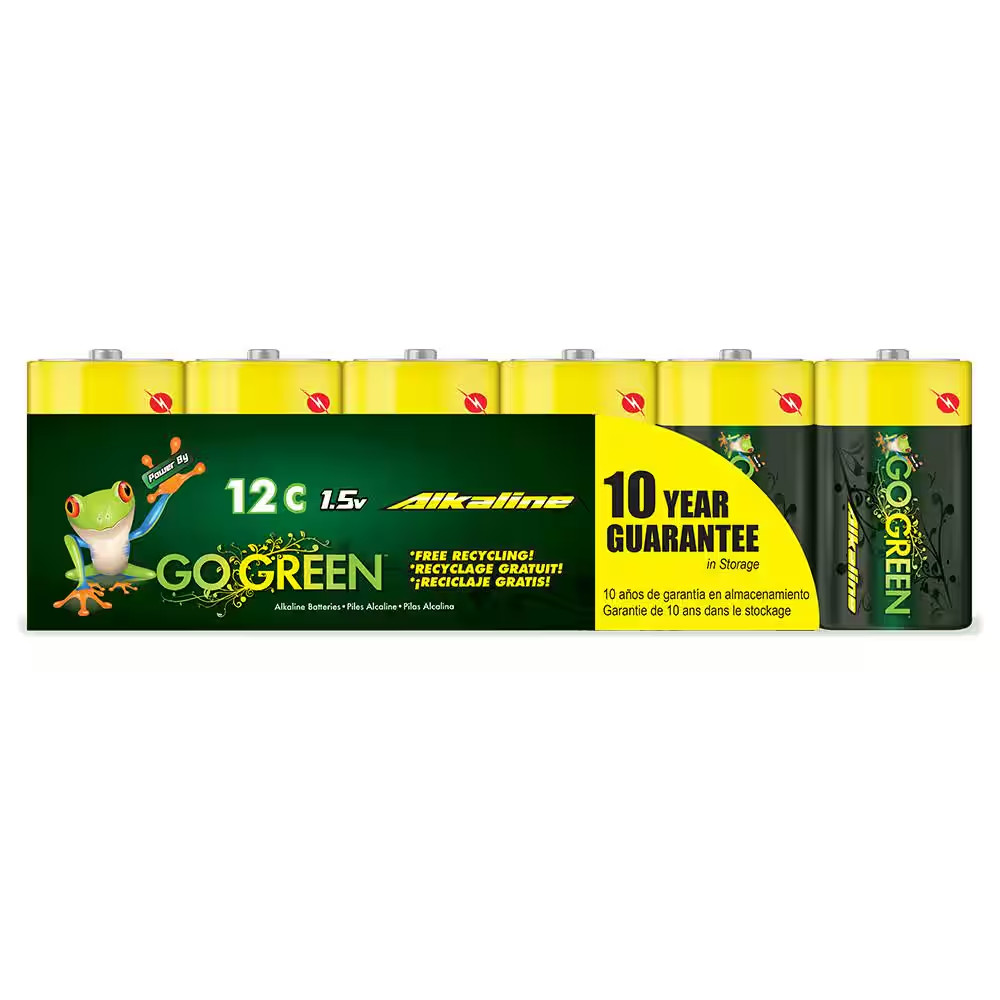 C Alkaline Battery (12 per Pack)