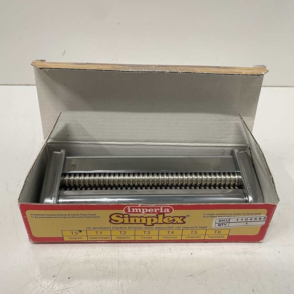 Imperia Simplex Spaghetti Attachment Capelli d'Angelo For Pasta Machine