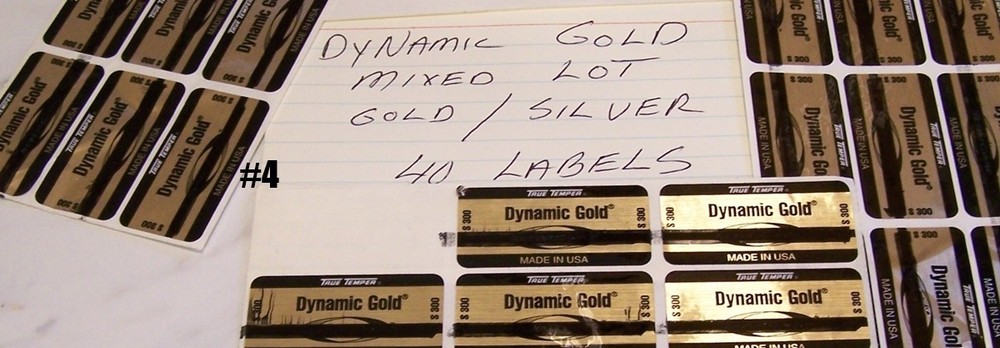 40 True Temper Dynamic Gold Stiff S-300 part Silver stiff