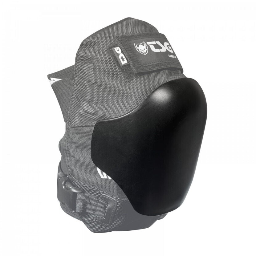 TSG Recaps Force III V AD PLUS Replacement Caps for Kneepad Black Larger rounder