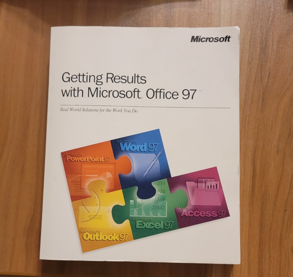 Getting Results with Microsoft Office 97 - Vintage Computer Book - 1997