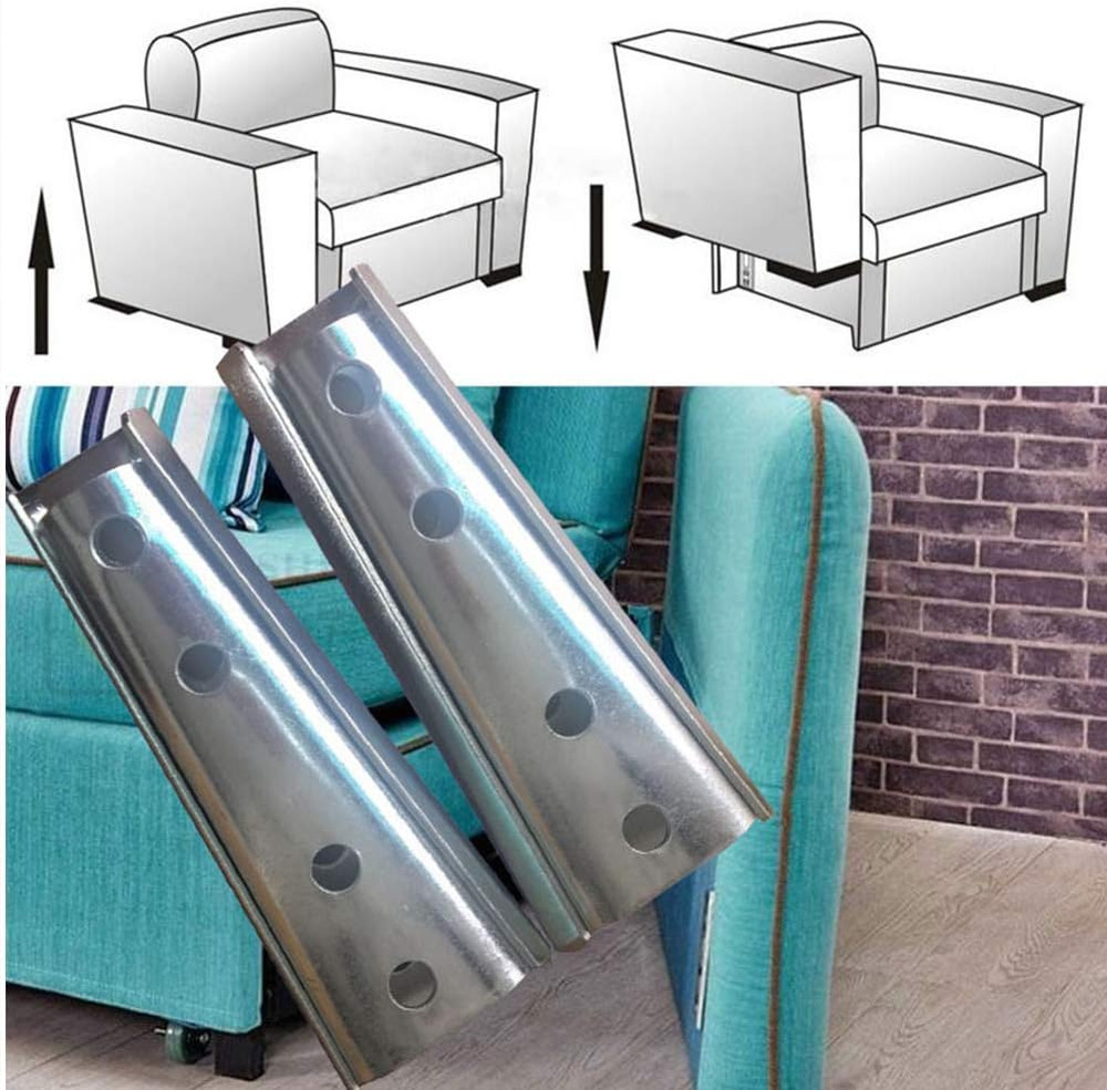 4.7 Inch Concealed Headboard Panel Wall Fixing Brackets, Heavy Duty Interlocking