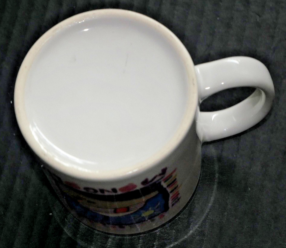 Mongolia Souvenir Mug Yurt Design Nomadic Lodging