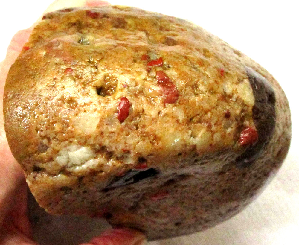 Pudding Stone - 1.23Kgs - 2.5+ Lbs - Michigan - Puddingstone - End Cut