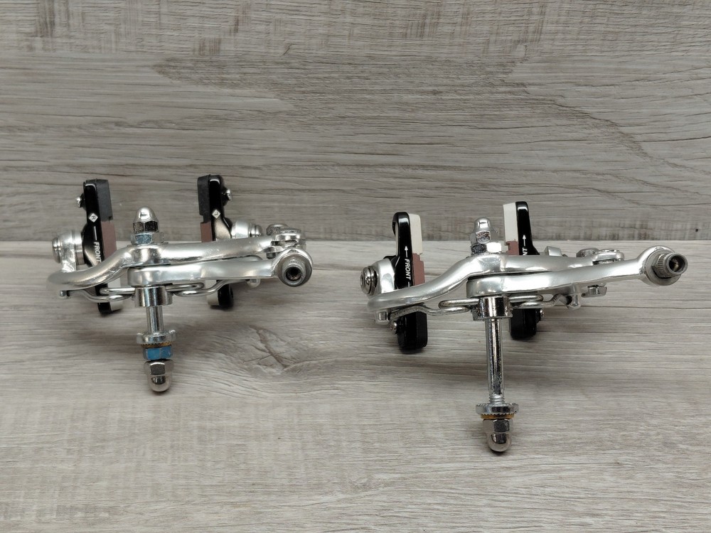 Vintage Universal MOD. 77 Front and Rear Side-pull Brake Set, Nutted