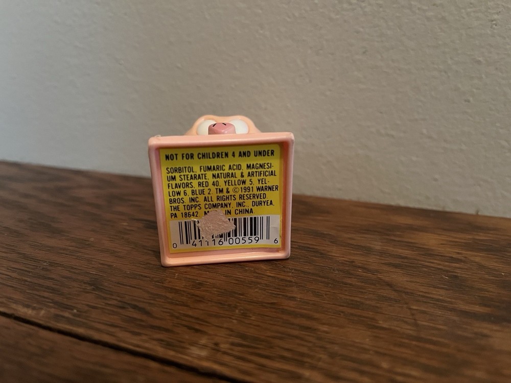 1991 Topps HAMTON J. PIG Tiny Toons Candy / Bubble Gum Container
