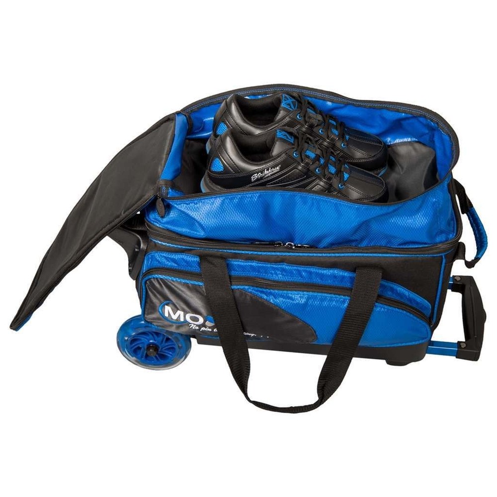 Moxy Blade Premium Double Roller Bowling Bag- Royal/Black