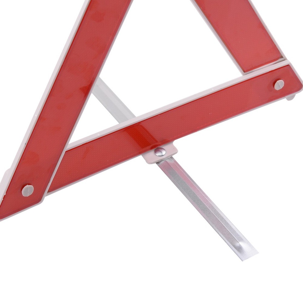 Car Emergency Breakdown Reflective Warning Triangle Frame Red Foldable Safety Yd