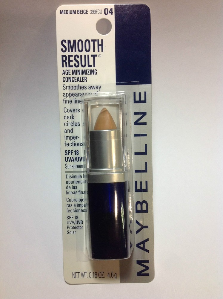 Maybelline Smooth Result Age Minimizing Concealer, Medium Beige NEW.