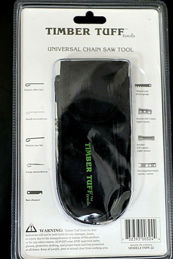 TIMBER TUFF Universal Chain Saw Tool TMW-22 Multi Tool W/ Case NEW