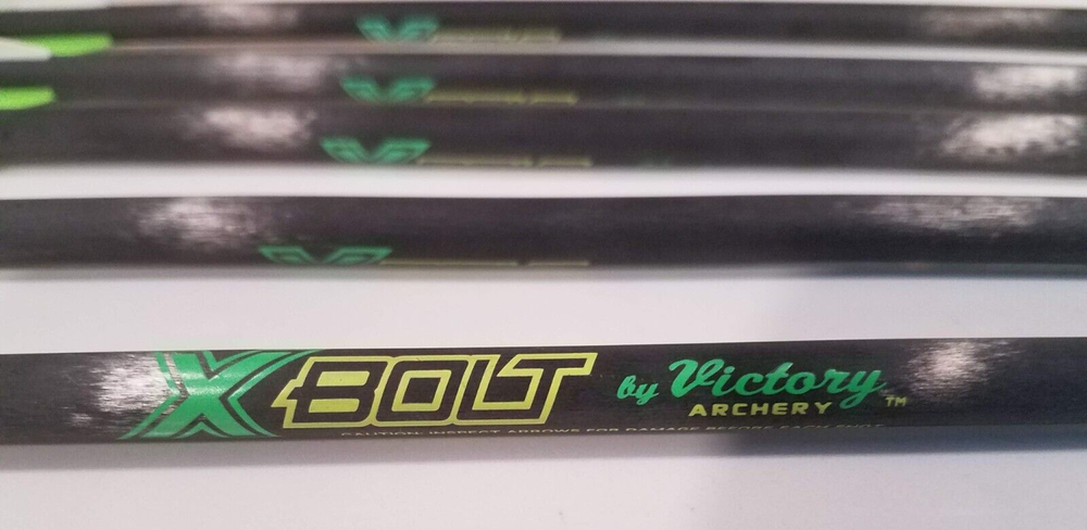 Victory Archery XBolt 22" Carbon Crossbow Green / White (5) with points