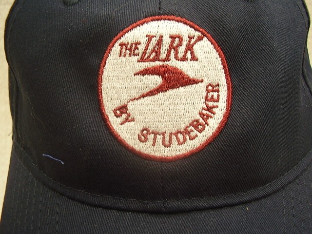 STUDEBAKER LARK HAT NAVY BLUE BASEBALL CAP STYLE EMBROIDERED