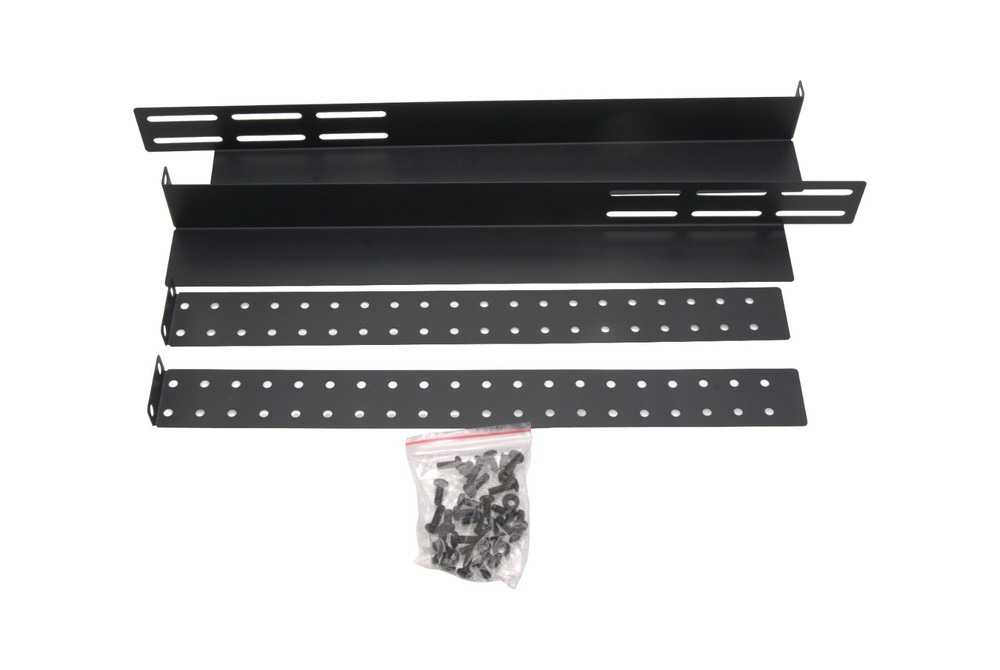 Adjustable 1 Space 1U Server Rack Shelf 4-Post Mount Shelves Rail Rails Network