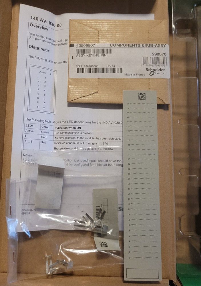 140NOM21100 1 CH NETWORK INTERFACE MODULE SCHNEIDER ELECTRIC NEW